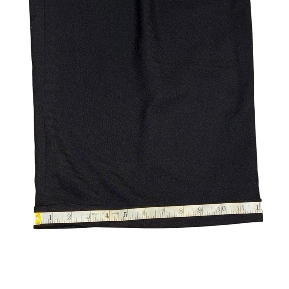 Free People high Rise Wide Leg Pleated Pants Woman’s Black Color Size 6 - Picture 9 of 10